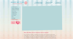 Desktop Screenshot of marrymefilms.co.uk